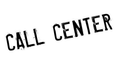 Call Center rubber stamp. Grunge design with dust scratches. Effects can be easily removed for a clean, crisp look. Color is easily changed.