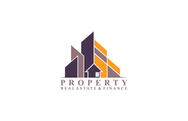 real estate building propert logo