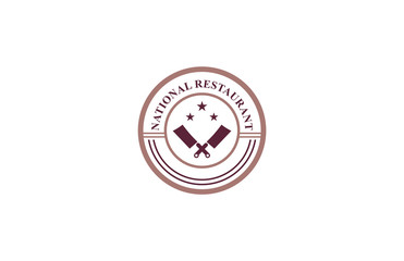 restaurant logo vintage vector
