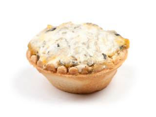 Tartlet cake isolated