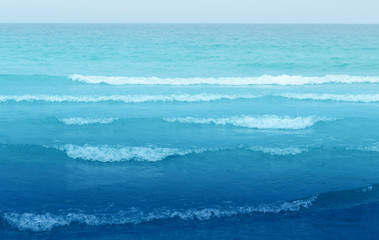 Naklejka na ściany i meble Photos wonderful blue sea