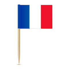Flag of France. Flag toothpick