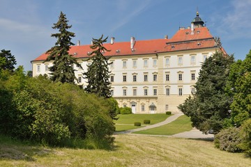 Fototapeta na wymiar Valtice Castle, South Moravia, Czech republic, 2016
