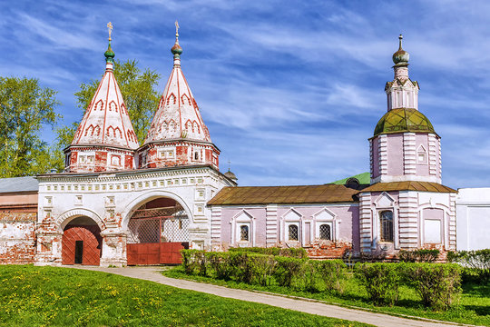 Rizopolozhensky monastery in Suzdal. Russia