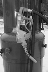 Old time gas pump