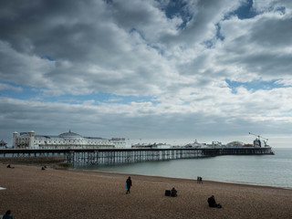 Brighton Pier and sky, England