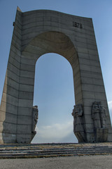 Beklemeto pass road, monument, Balkan mountain, Bulgaria