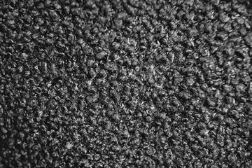 the fabric is made of black wool for the background