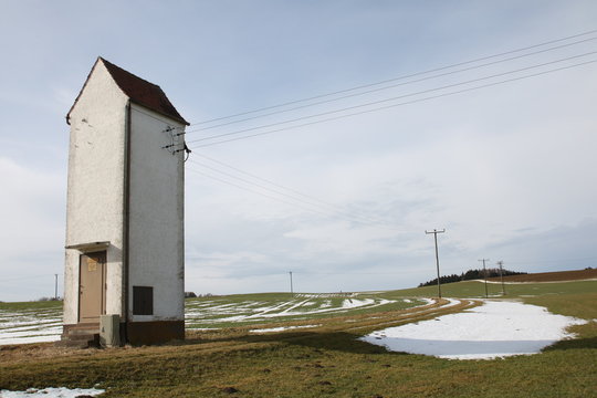 Trafostation auf dem Land