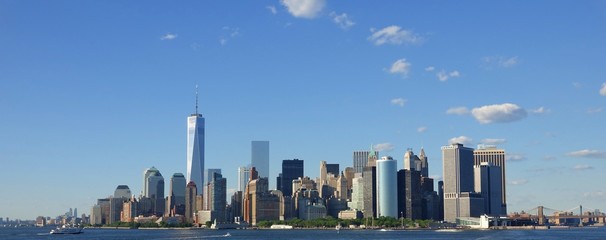 Obraz premium New York City And Manhattan