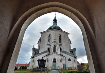 Pilgrimage Church of St. John of Nepomuk at Zelená Hora, Czech Republic - UNESCO HERITAGE 