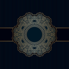 Vector vintage ornamental background.