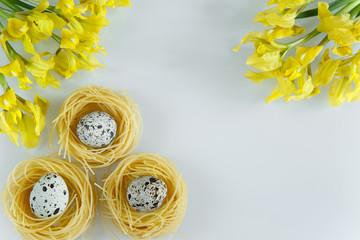 Easter card. Space for text