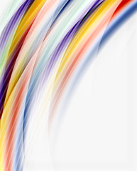 Translucent wave on white background