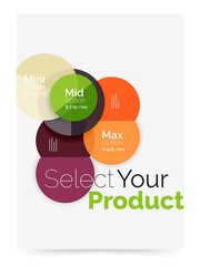 Option select infographic banner