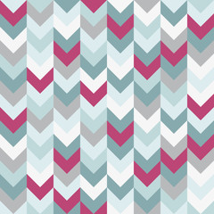 Chevron pattern seamless vector arrows  design colorful white pink light blue grey aqua