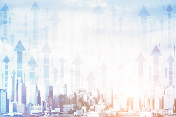 Financial growth concept