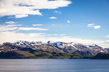 Beautiful view of northern Norway near Alta