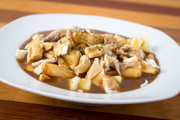 chicken poutine quebec cuisine