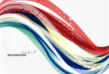 Fototapeta premium Flowing abstract background