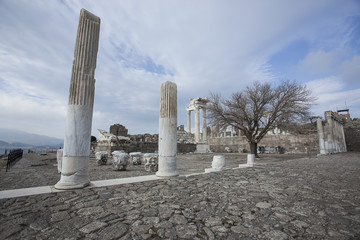Pergamon Ancient city view 