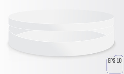 Open box isolated on a white background