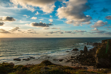 Beautiful landscapes of Fishermen's Trail, Trails Alentejo, Rota Vicentina hiking trail Portugal