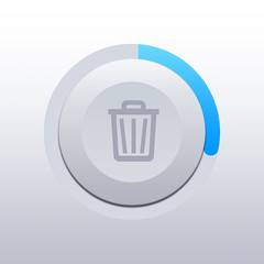 trash can icon logo, for your web, app, design or whatever you want!