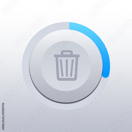 "trash can icon logo, for your web, app, design or whatever you want