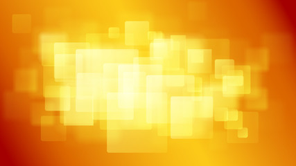 Orange abstract background of blurry squares