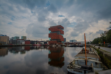 Harbour near Museum aan de Stroom Antwerp