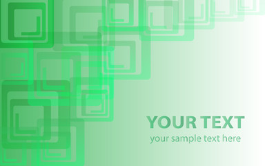 Abstract green vector background