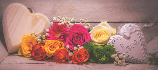 Bokeh of Flowers, Blumenbokeh, Muttertag, Valentinstag
