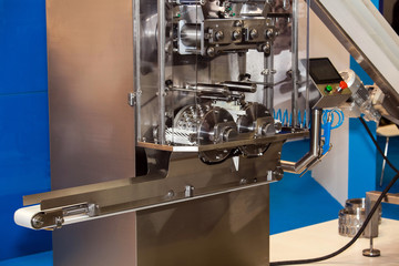 Manufacture of semi-finished products. Dumpling machine view