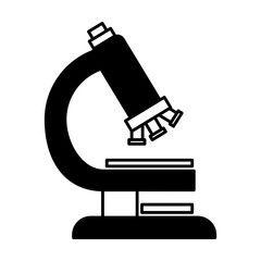 microscope laboratory isolated icon vector illustration design
