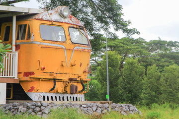 old locomotive  train.