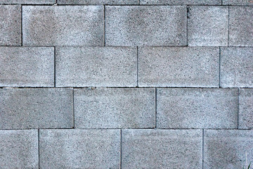 Concrete bricks wall
