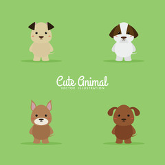 Cute Cartoon dogs