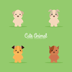 Cute Cartoon dogs