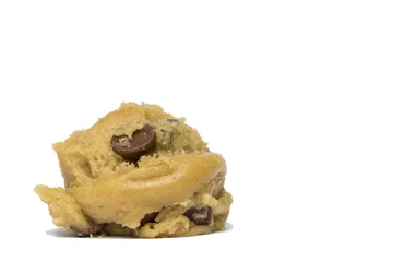 Foto op Canvas Chocolate Chip Cookie Dough Ball © johnsroad7