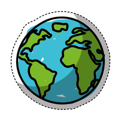 world planet earth icon vector illustration design