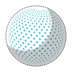 sphere planet isolated icon vector illustration design