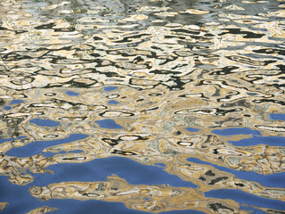 Abstract water reflection