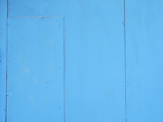 Blue color of wood wall
