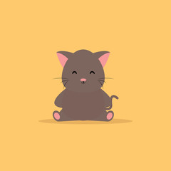 Cute Cartoon cat