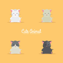Cute Cartoon cats
