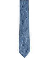 Blue tie Isolated on White Background.
