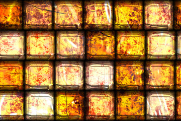 Wide repeating amber tile  background  