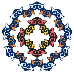 Beautiful mandala. Round ornamental pattern.