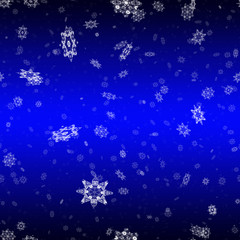Repeating   background with snowflake 